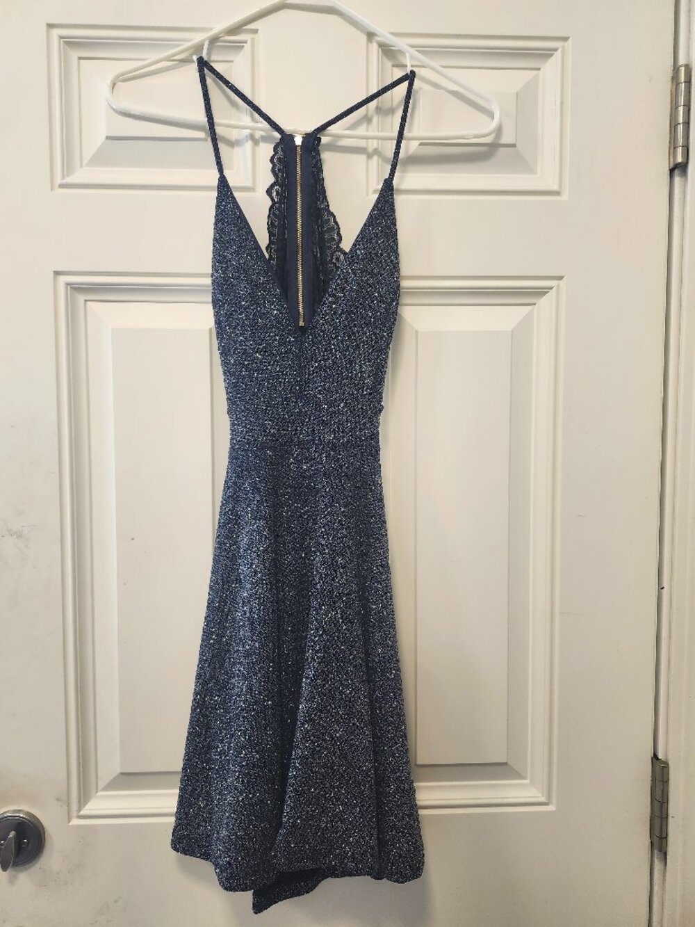 NAVY Sparkly WINDSOR SIZE XS DRESS, New with tags
